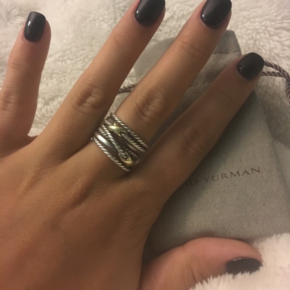 Authentic David yurman double crossover ring - Picture 6 of 6