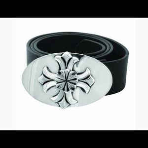 King Baby High Polished Alloy Double Cross Belt