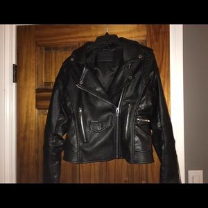 Black leather jacket from Nordstrom!