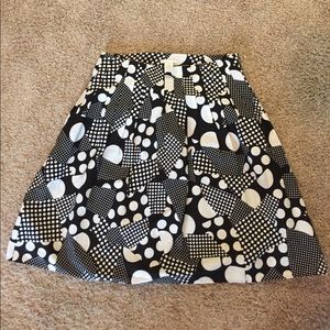 Black and White Skirt
