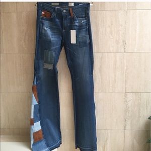 Fun and funky patch jeans