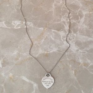 Please Return to Tiffany & Co. heart necklace