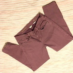 J Crew Toothpick with ankle zips