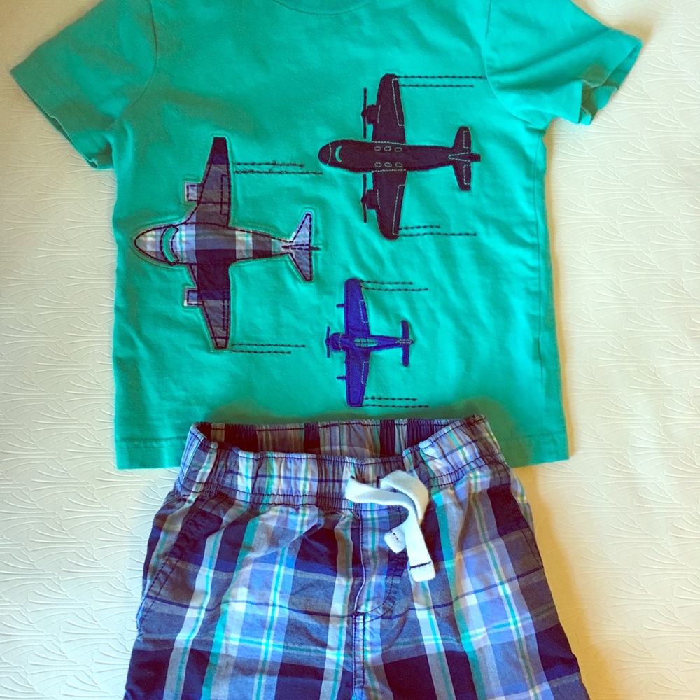 Carter's toddler airplane outfit