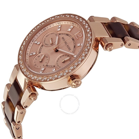 NWT Michael Kors \'Parker\' Mini Two-Tone Watch main image 5