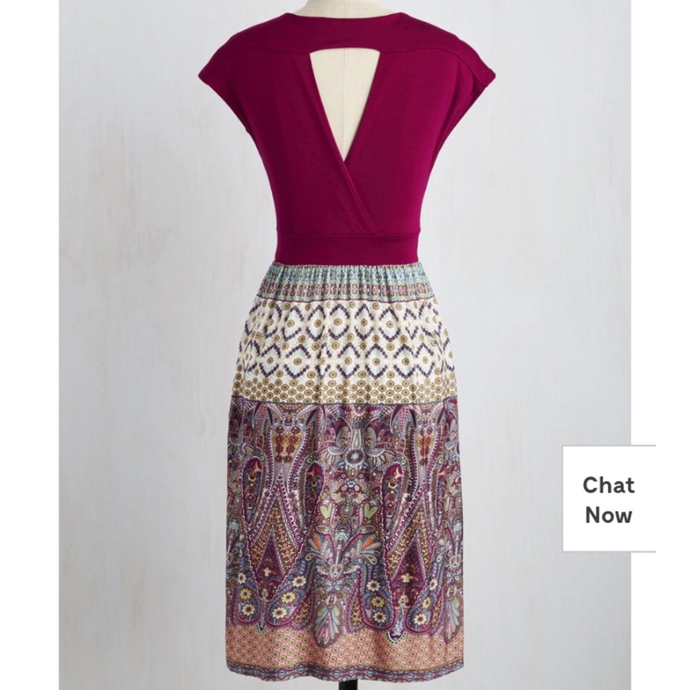 Modcloth Poolside Setlist Dress in Paisley Gilli