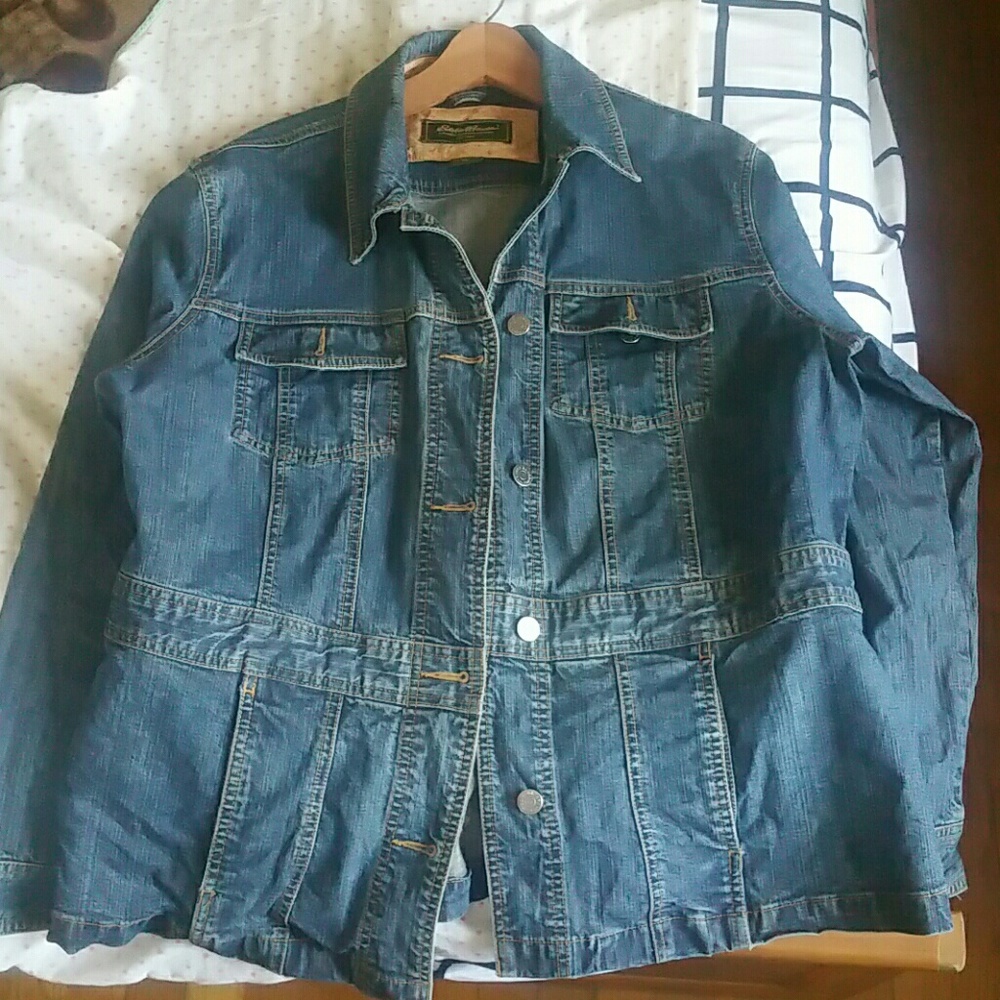 Eddie Bauer Demin Jacket Size XL
