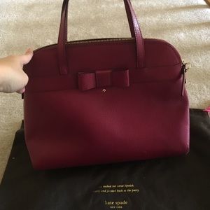 Kate Spade burgundy purse