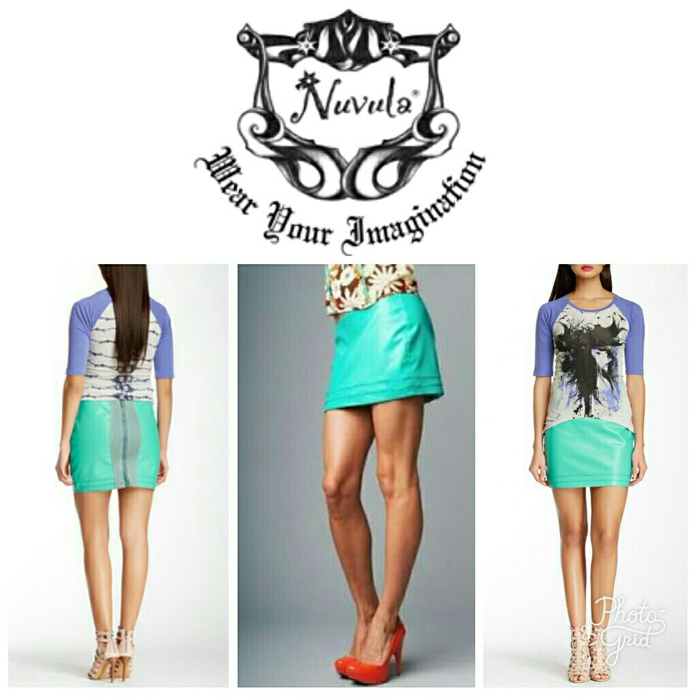 🆕🔥Nuvula Vegan Leather Skirt