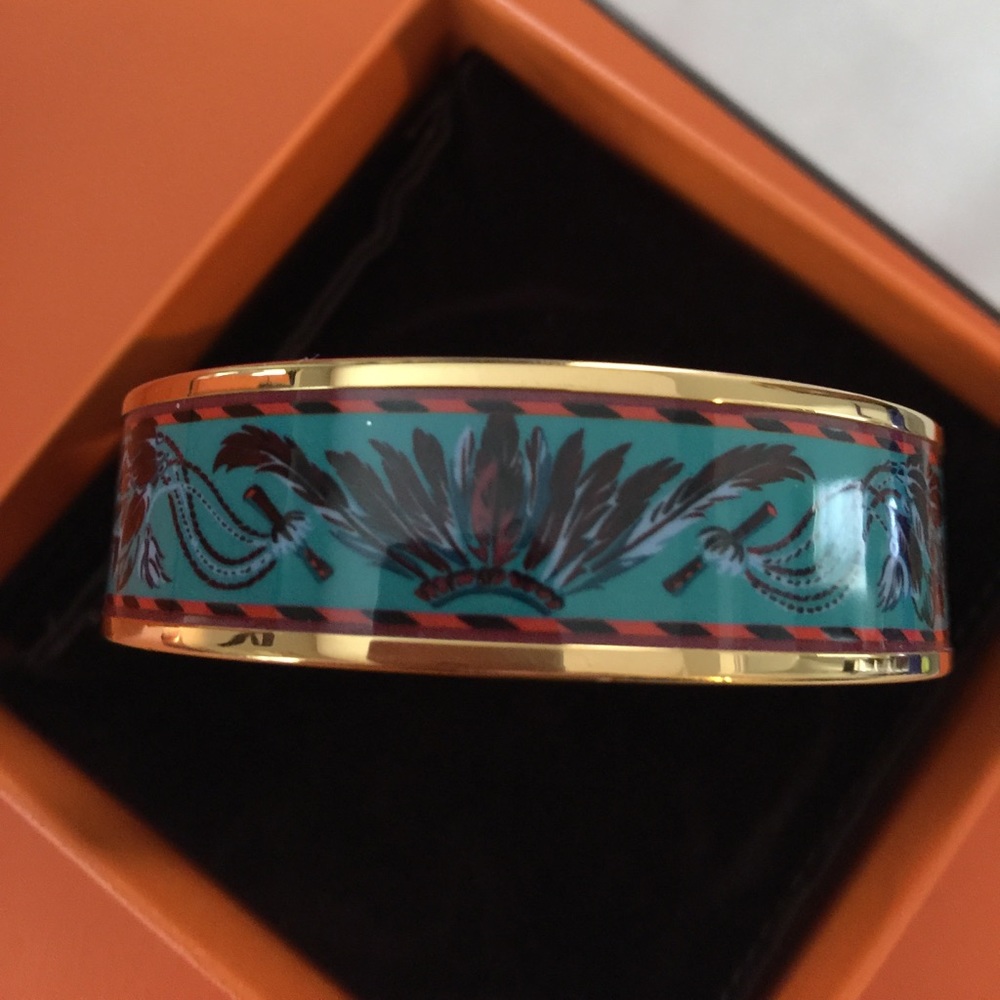 Hermes Enamel Bangle