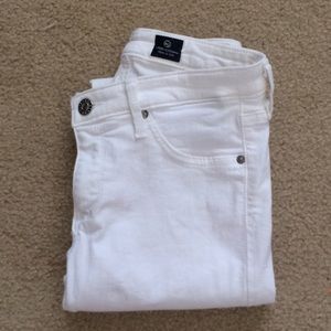 White AG "the Legging Ankle" jeans