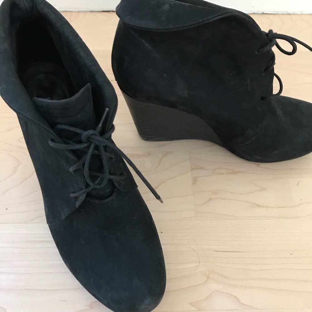 Suede ankle boots