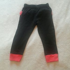 Black and pink pants