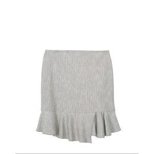 Tibi Daria herringbone Ruffled skirt