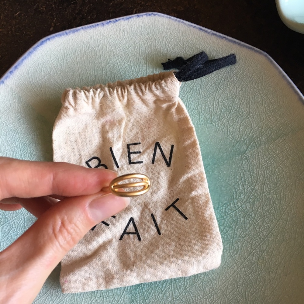 Like-new Madewell minimalist gold-color ring