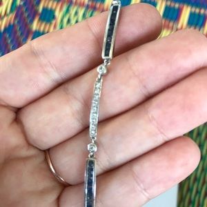 Sapphire and diamond bracelet