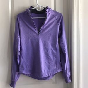 Nike dri-fit athletic top with hood