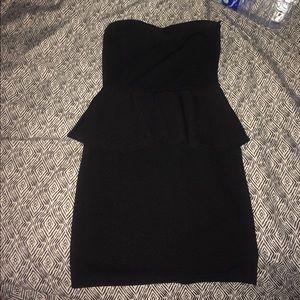 Black mini dress