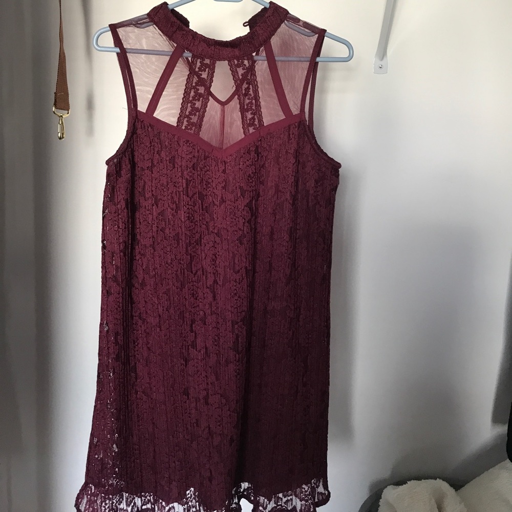 Beautiful dress wine