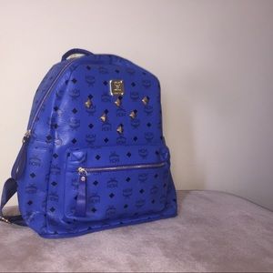 Men's blue MCM bag/belt