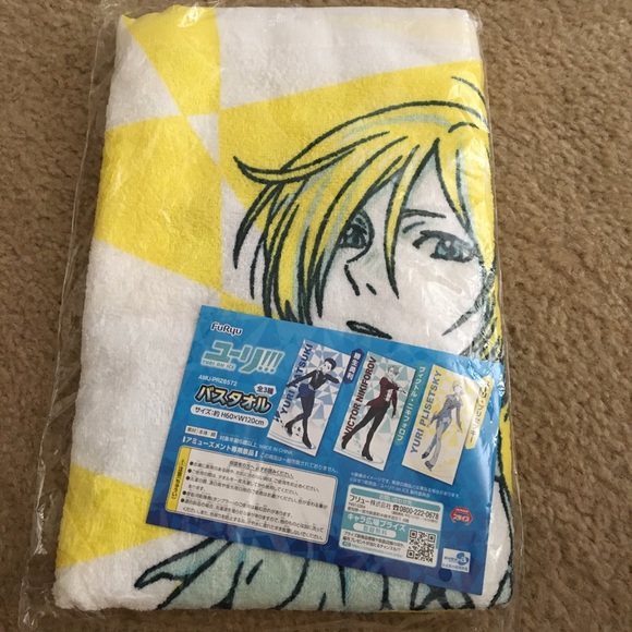 Yuri!!! On Ice anime towel - Picture 1 of 2