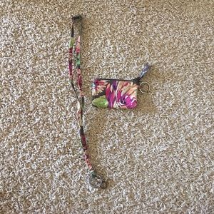 Vera Bradley Lanyard & ID wallet