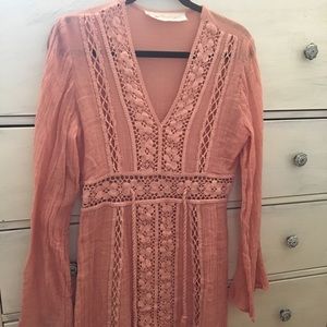 JPB kingdom dress in peach