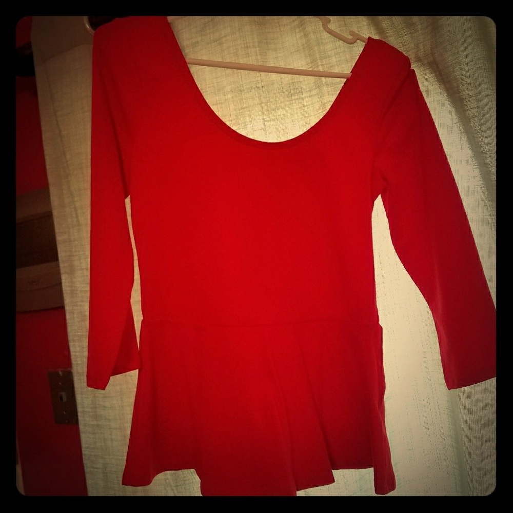 Peplum top