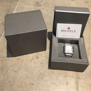 Authentic Michele diamond watch