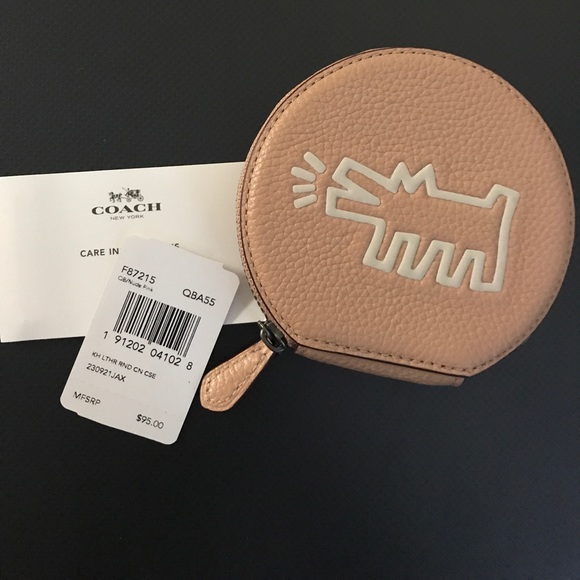 Coach Handbags - Keith Haring Coach Round Coin Case