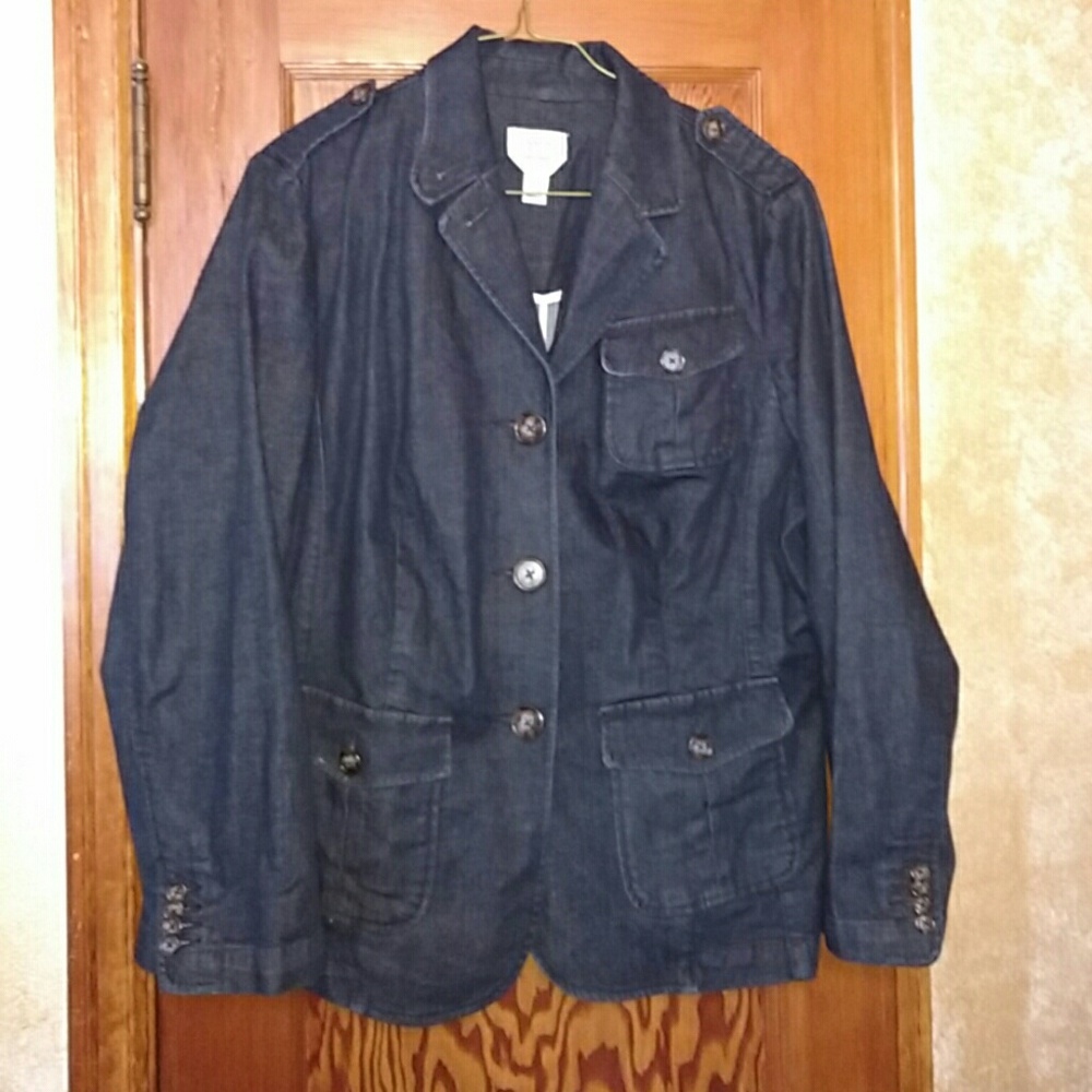 Talbots Stretch Jean Blazer