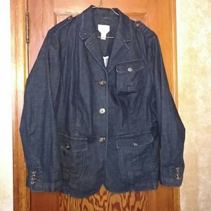 Talbots Stretch Jean Blazer