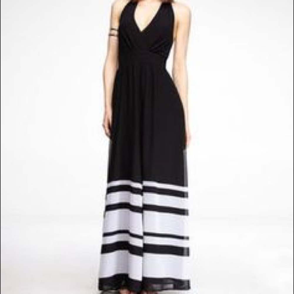 Express Halter Maxi Dress