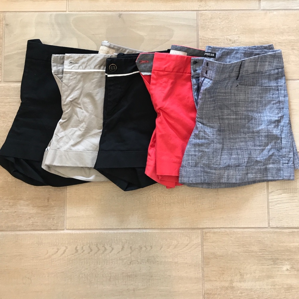 Banana Republic and Express shorts