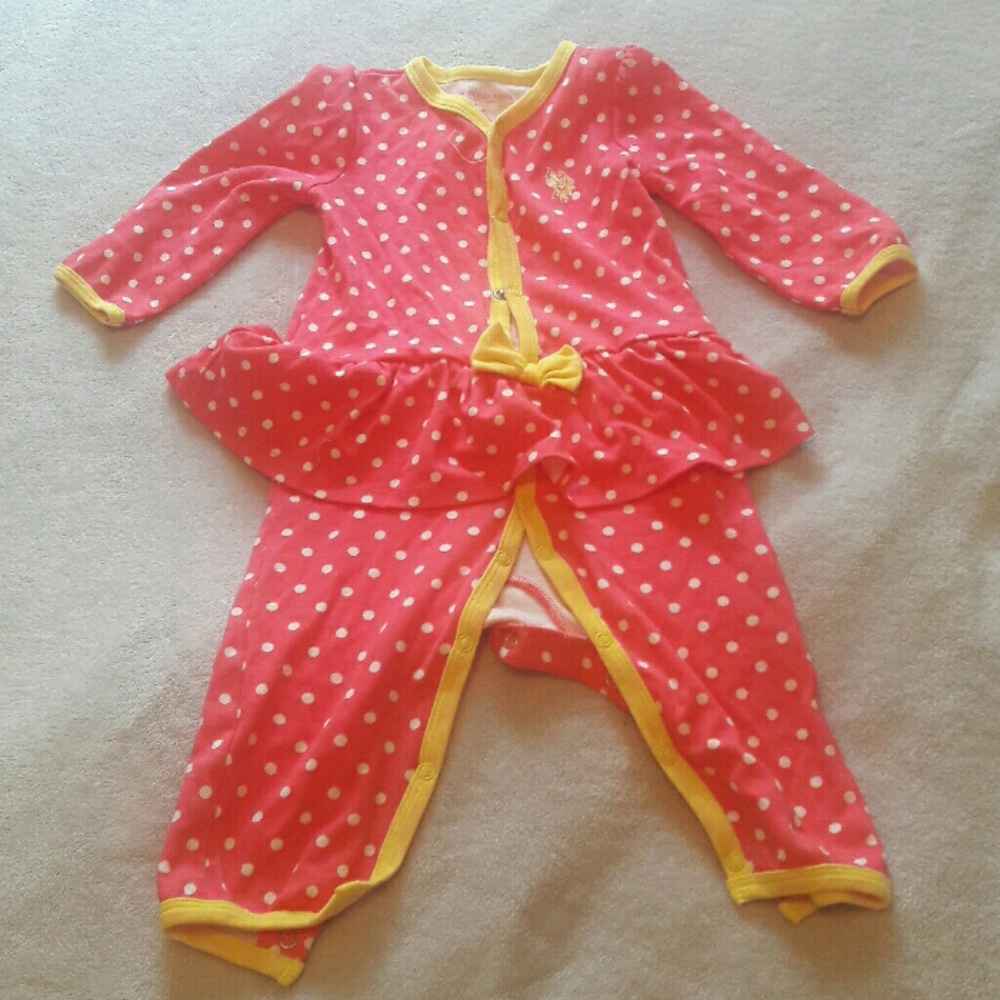 Cute polka dot pajama