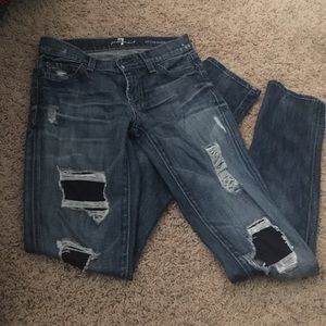 Distressed Skinny Jeans
