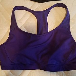 Purple xxl old navy go-dry  sports bra. NWT
