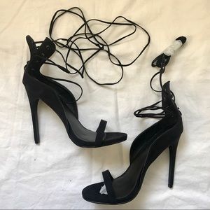 Nasty Gal 'Bosque' Black Heel