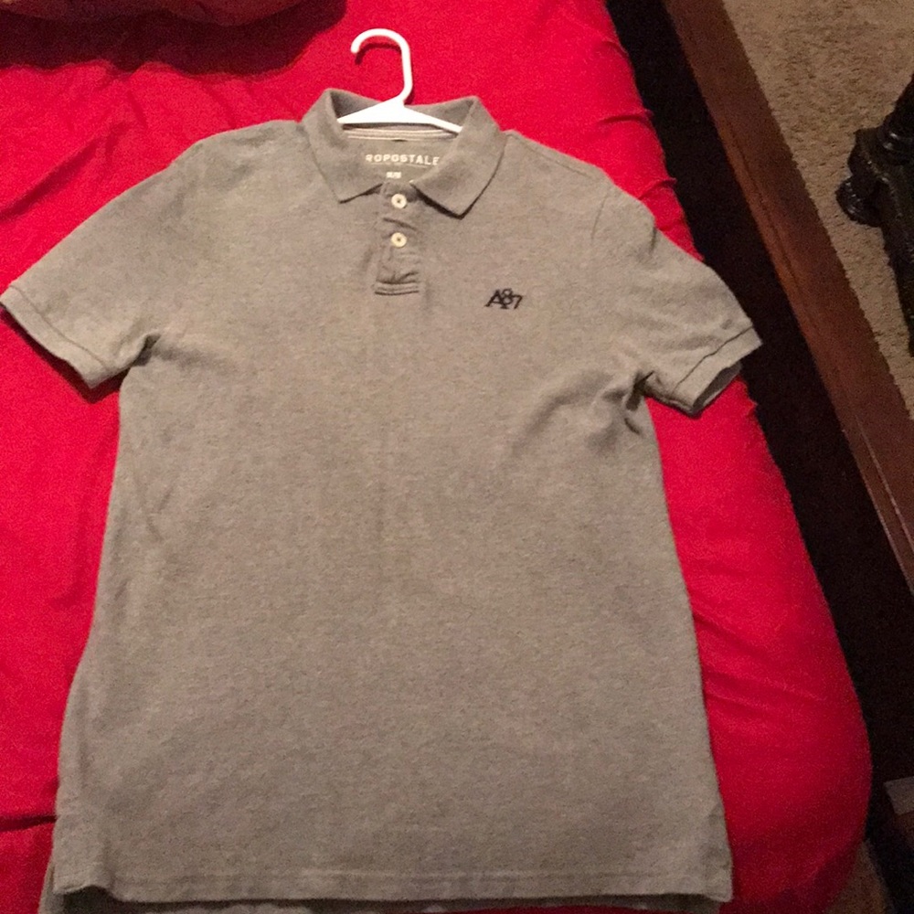Gray Aeropostale polo shirt