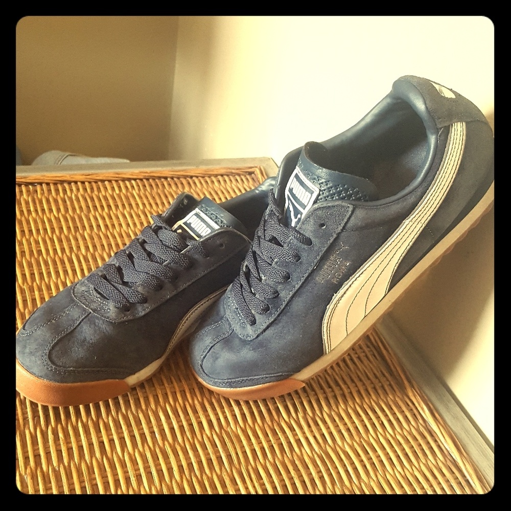 PUMA Don't step on my blue suede shoes!