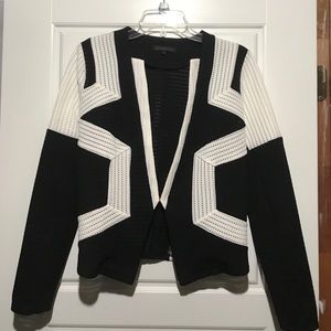 Hip length bolero style blazer/light jacket M NWOT