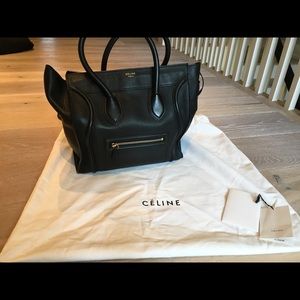 Celine Luggage Black