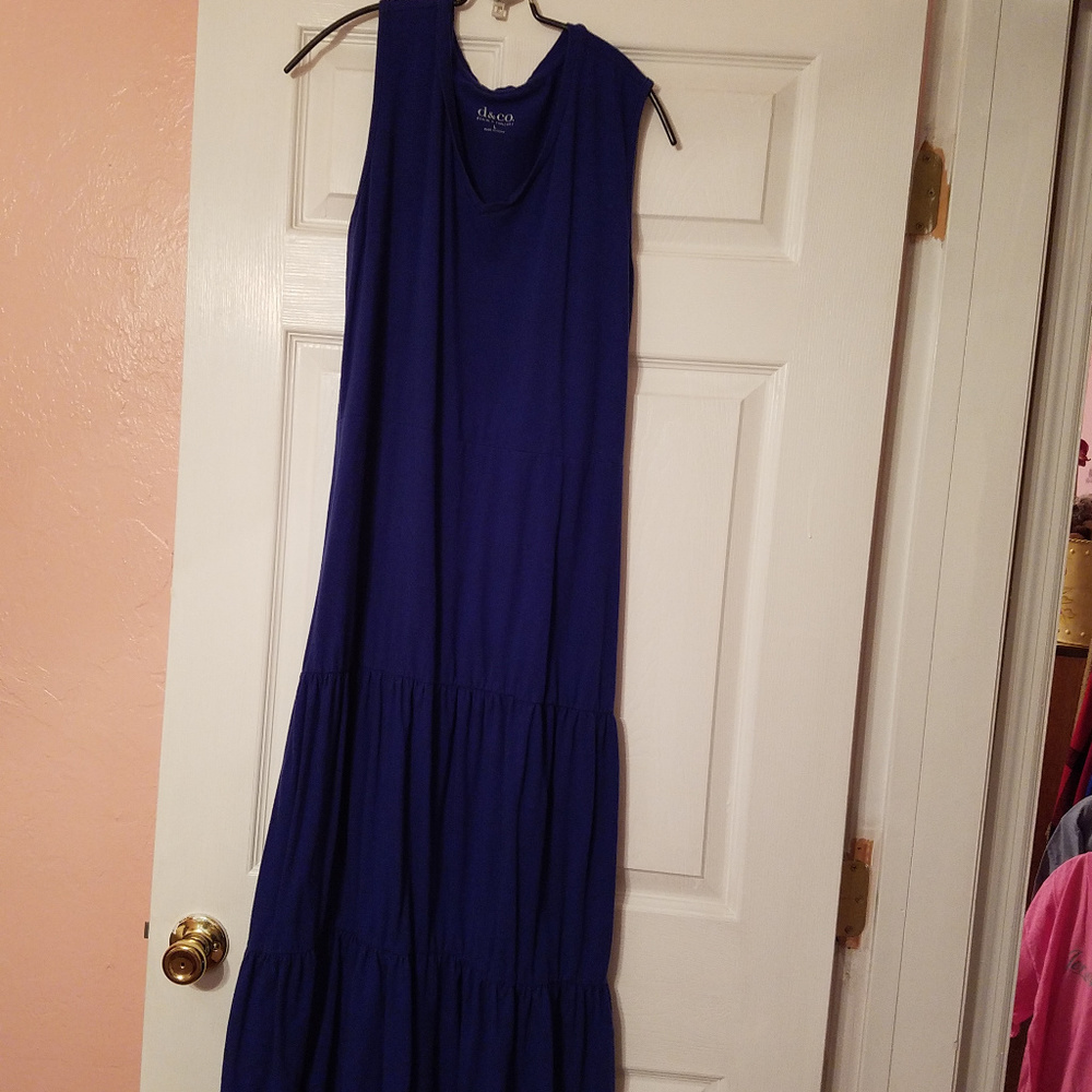 $$ Adjusted: Solid Tiered V-Neck Knit Maxi Dress - image 6