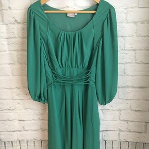 Eshakti Mid-Length Dress with corset detail, NWOT.