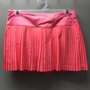 Coral lululemon skirt