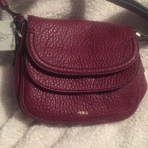 🔻Reduced🔻FOSSIL Double Flap Bag