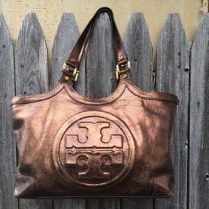 Tory Burch Bombe Bronze Purse