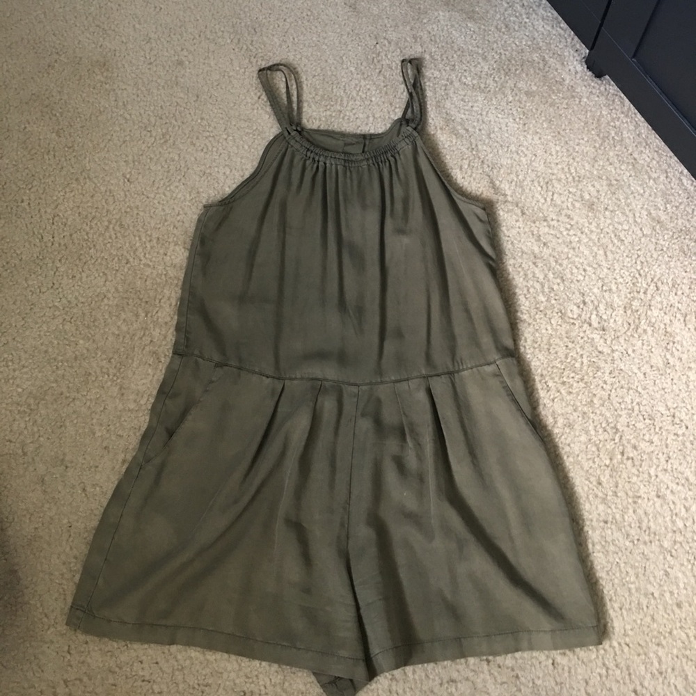 Zara olive Romper