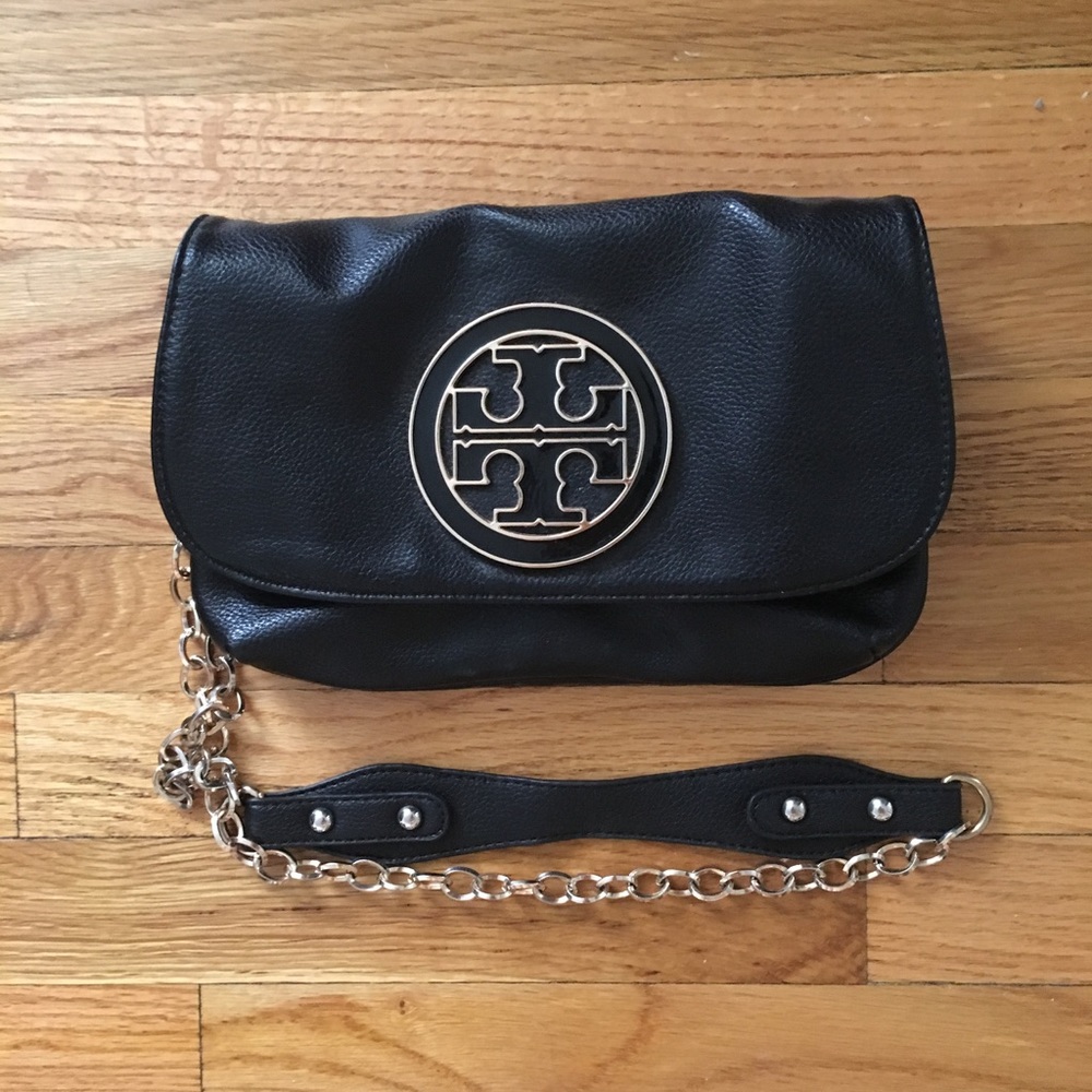Tory Burch Crossbody Purse w/ Gold Chain Strap