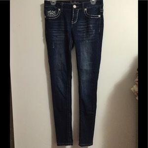Amethyst Skinny Jeans Size 7 Tall
